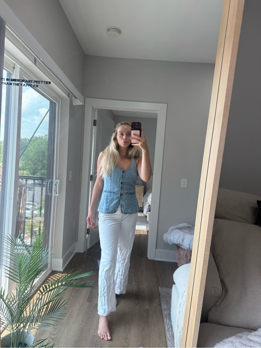 MADEWELL denim vest top 4 NWT - Picture 8 of 14